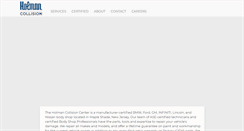 Desktop Screenshot of holmancollision.com